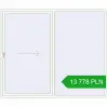 Pricing Sliding patio doors 2500x2100 mm PATIO DOOR REHAU SYNEGO RAL 9016 Traffic white two-sided. Price: 13 777.94 PLN