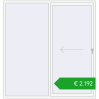 Ustalenie cen Przesuwane drzwi tarasowe 2200x2330 mm REHAU SYNEGO SLIDE RAL 9016 Traffic white dwustronny. Cena: 2192,00 €