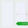 Pricing Sliding patio doors 1800x1800 mm PATIO DOOR REHAU BRILLANT DESIGN RAL 9016 Traffic white two-sided. Price: 2223,72 €