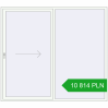 Pricing Sliding patio doors 2300x2050 mm PATIO DOOR REHAU BRILLANT DESIGN RAL 9016 Traffic white two-sided. Price: 10 814.02 PLN