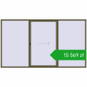Ustalenie cen Przesuwane drzwi tarasowe 3900x2200 mm PATIO DOOR REHAU SYNEGO QUARTZ_GREY dwustronny. Cena: 15 569,44 zł