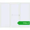 Pricing Przesuwane drzwi tarasowe 2600x2200 mm PATIO DOOR REHAU SYNEGO RAL 9016 Traffic white dwustronny. Price: 9956,30 zł