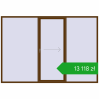 Pricing Przesuwane drzwi tarasowe 3200x2200 mm PATIO DOOR REHAU BRILLANT DESIGN WALNUT dwustronny. Price: 13 117,76 zł