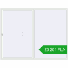 Pricing Sliding patio doors 3000x2300 mm REHAU GENEO HST RAL 9016 Traffic white two-sided. Price: 28 280.71 PLN