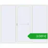 Ustalenie cen Przesuwane drzwi tarasowe 2700x2200 mm PATIO DOOR REHAU BRILLANT DESIGN RAL 9016 Traffic white dwustronny. Cena: 3089,03 €