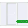 Ustalenie cen Przesuwane drzwi tarasowe 2600x2200 mm PATIO DOOR REHAU BRILLANT DESIGN RAL 9016 Traffic white dwustronny. Cena: 10 212,62 zł