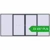 Pricing Sliding patio doors 4850x2200 mm PATIO DOOR REHAU SYNEGO ANTHRACITE_GREY_STRUKTURAL two-sided. Price: 33 496.77 PLN
