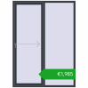 Ustalenie cen Przesuwane drzwi tarasowe 1600x2200 mm REHAU SYNEGO SLIDE ANTHRACITE_GREY_STRUKTURAL dwustronny. Cena: 1985,09 €