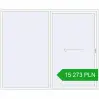 Pricing Sliding patio doors 2800x2300 mm PATIO DOOR REHAU SYNEGO RAL 9016 Traffic white two-sided. Price: 15 272.57 PLN