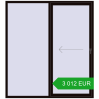 Pricing Sliding patio doors 2000x2200 mm PATIO DOOR REHAU BRILLANT DESIGN BLACK_BROWN two-sided. Price: 3 011.94 EUR