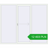 Pricing Sliding patio doors 2600x2200 mm PATIO DOOR REHAU BRILLANT DESIGN RAL 9016 Traffic white two-sided. Price: 12 403.08 PLN