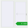 Ustalenie cen Przesuwane drzwi tarasowe 1800x1850 mm PATIO DOOR REHAU BRILLANT DESIGN RAL 9016 Traffic white dwustronny. Cena: 1827,81 €