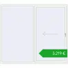 Ustalenie cen Przesuwane drzwi tarasowe 2500x2200 mm PATIO DOOR REHAU SYNEGO RAL 9016 Traffic white dwustronny. Cena: 3219,18 €