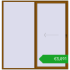 Ustalenie cen Przesuwane drzwi tarasowe 2500x2600 mm REHAU GENEO HST GOLDEN OAK dwustronny. Cena: 5891,20 €