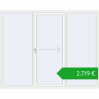 Pricing Sliding patio doors 2500x1980 mm PATIO DOOR REHAU BRILLANT DESIGN RAL 9016 Traffic white two-sided. Price: 2718,60 €