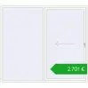 Pricing Sliding patio doors 2500x2200 mm PATIO DOOR REHAU BRILLANT DESIGN RAL 9016 Traffic white two-sided. Price: 2700,65 €
