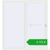 Ustalenie cen Przesuwane drzwi tarasowe 2000x2200 mm REHAU GENEO HST RAL 9016 Traffic white dwustronny. Cena: 4175,38 €