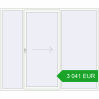 Pricing Sliding patio doors 2600x2200 mm PATIO DOOR REHAU BRILLANT DESIGN RAL 9016 Traffic white two-sided. Price: 3 041.35 EUR