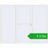 Pricing Sliding patio doors 2700x2200 mm PATIO DOOR REHAU BRILLANT DESIGN RAL 9016 Traffic white two-sided. Price: 2966,45 €