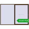 Pricing Sliding patio doors 3000x2200 mm REHAU GENEO HST DARK_OAK two-sided. Price: 35 647.21 PLN