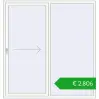 Pricing Sliding patio doors 1900x2000 mm PATIO DOOR REHAU BRILLANT DESIGN RAL 9016 Traffic white two-sided. Price: 2806,31 €