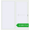 Pricing Sliding patio doors 2000x2150 mm PATIO DOOR REHAU BRILLANT DESIGN RAL 9016 Traffic white two-sided. Price: 10 685.36 PLN