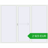 Pricing Sliding patio doors 2750x2230 mm PATIO DOOR REHAU BRILLANT DESIGN RAL 9016 Traffic white two-sided. Price: 2 922.65 EUR