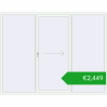 Pricing Sliding patio doors 2800x2165 mm PATIO DOOR REHAU BRILLANT DESIGN RAL 9016 Traffic white two-sided. Price: 2449,30 €