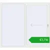 Pricing Sliding patio doors 2200x2000 mm PATIO DOOR REHAU BRILLANT DESIGN RAL 9016 Traffic white two-sided. Price: 1715,98 €