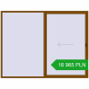 Pricing Sliding patio doors 3000x2300 mm PATIO DOOR REHAU SYNEGO GOLDEN OAK two-sided. Price: 16 964.62 PLN