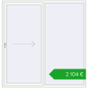Pricing Sliding patio doors 2080x2150 mm REHAU SYNEGO SLIDE RAL 9016 Traffic white two-sided. Price: 1912,46 €