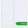 Pricing Sliding patio doors 2300x2400 mm REHAU SYNEGO SLIDE RAL 9016 Traffic white two-sided. Price: 9108,86 zł