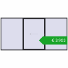 Pricing Sliding patio doors 4500x2200 mm PATIO DOOR REHAU BRILLANT DESIGN BLACK_ULTI-MATT two-sided. Price: 3902,74 €