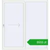 Pricing Sliding patio doors 2100x2250 mm PATIO DOOR REHAU BRILLANT DESIGN RAL 9016 Traffic white two-sided. Price: 8555,03 zł