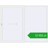 Pricing Sliding patio doors 2800x2200 mm PATIO DOOR REHAU SYNEGO RAL 9016 Traffic white two-sided. Price: 12 954,63 zł