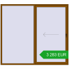 Pricing Sliding patio doors 2400x2150 mm REHAU SYNEGO SLIDE GOLDEN OAK two-sided. Price: 3 282.95 EUR