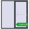 Ustalenie cen Przesuwane drzwi tarasowe 1750x1850 mm PATIO DOOR REHAU SYNEGO ANTHRACITE_GREY_STRUKTURAL dwustronny. Cena: 2 288.63 EUR