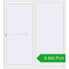 Pricing Sliding patio doors 2100x2300 mm PATIO DOOR REHAU BRILLANT DESIGN RAL 9016 Traffic white two-sided. Price: 8 844.51 PLN