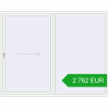 Pricing Sliding patio doors 2500x2000 mm PATIO DOOR REHAU BRILLANT DESIGN RAL 9016 Traffic white two-sided. Price: 2 761.68 EUR
