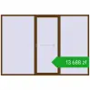 Pricing Przesuwane drzwi tarasowe 3200x2200 mm PATIO DOOR REHAU BRILLANT DESIGN WALNUT dwustronny. Price: 13 688,10 zł