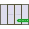 Pricing Sliding patio doors 3300x2400 mm PATIO DOOR REHAU SYNEGO QUARTZ_GREY two-sided. Price: 30 754.78 PLN