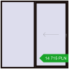 Pricing Sliding patio doors 2400x2400 mm REHAU SYNEGO SLIDE BLACK_BROWN two-sided. Price: 14 715.17 PLN