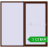 Pricing Sliding patio doors 2300x2200 mm PATIO DOOR REHAU BRILLANT DESIGN BLACK_CHERRY two-sided. Price: 3 128.28 EUR