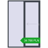 Pricing Sliding patio doors 1800x2600 mm REHAU GENEO HST ANTHRACITE_GREY_STRUKTURAL two-sided. Price: 34 765.92 PLN