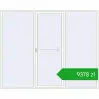 Pricing Sliding patio doors 2750x2230 mm PATIO DOOR REHAU BRILLANT DESIGN RAL 9016 Traffic white two-sided. Price: 9377,85 zł