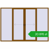 Ustalenie cen Przesuwane drzwi tarasowe 3300x2300 mm PATIO DOOR REHAU SYNEGO GOLDEN OAK dwustronny. Cena: 20 894,56 zł