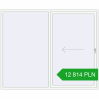Pricing Sliding patio doors 2450x2000 mm PATIO DOOR REHAU BRILLANT DESIGN RAL 9016 Traffic white two-sided. Price: 12 813.93 PLN