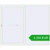 Pricing Sliding patio doors 2800x2300 mm PATIO DOOR REHAU BRILLANT DESIGN RAL 9016 Traffic white two-sided. Price: 3 354.23 EUR