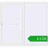 Pricing Sliding patio doors 2600x2400 mm REHAU SYNEGO SLIDE RAL 9016 Traffic white two-sided. Price: 3228,19 €