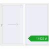 Ustalenie cen Przesuwane drzwi tarasowe 2500x2200 mm PATIO DOOR REHAU BRILLANT DESIGN RAL 9016 Traffic white dwustronny. Cena: 11 822,45 zł